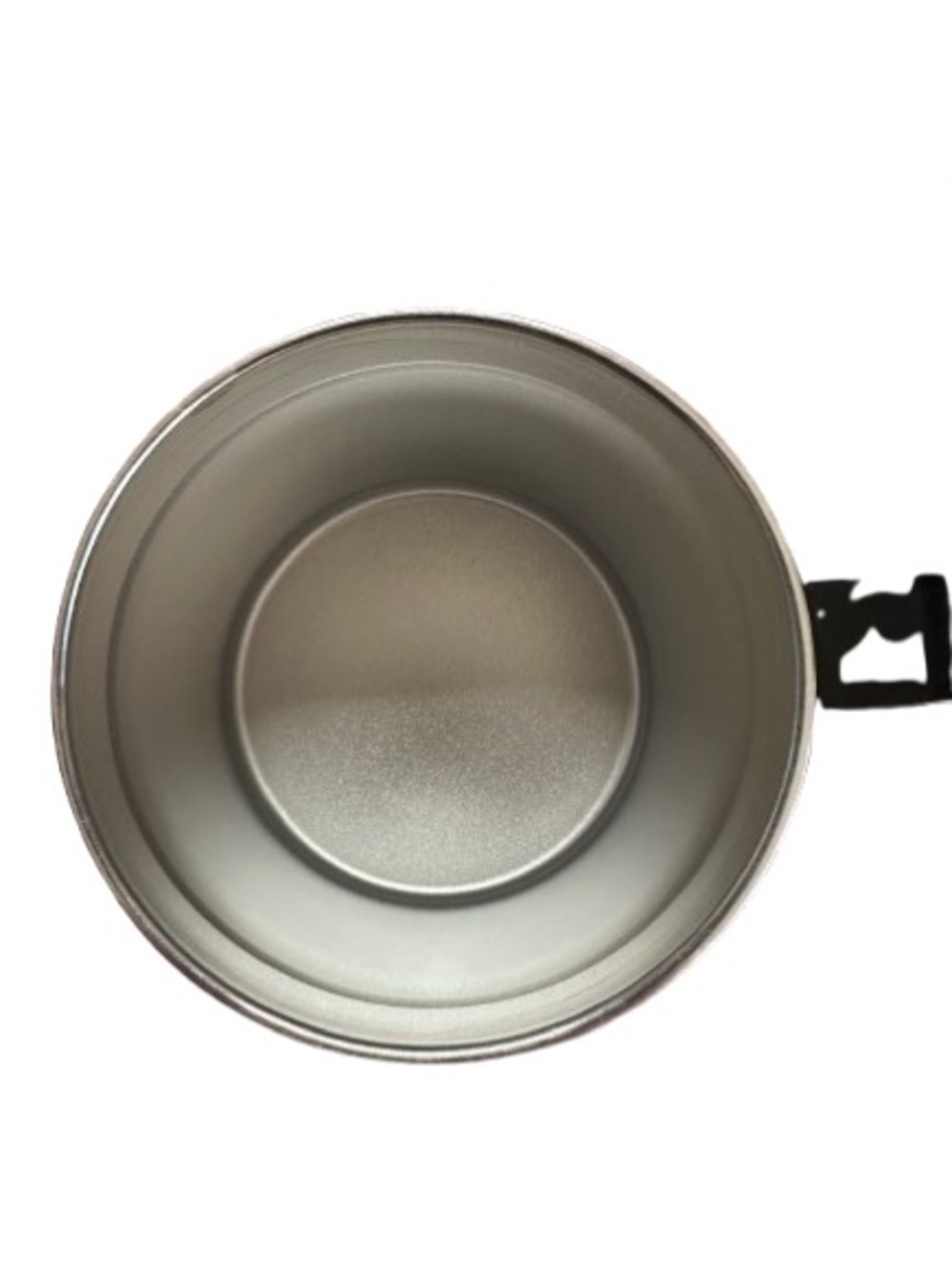 Black Stainless Steel Travel Coffee Mug with Handle - Picture 4 of 5